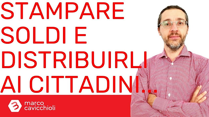 Sì, si possono stampare soldi e distribuirli ai cittadini! Ma...