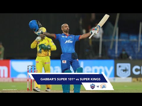 Shikhar Dhawan's Maiden IPL Century Against Chennai Super Kings