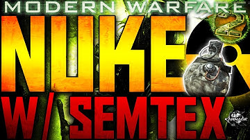 MW2: NUKE w/ "SEMTEX" GRENADE! (MW2 Grenade Nuke)