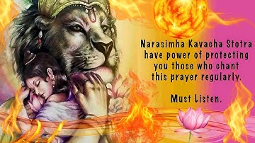 Narasimha Kavaca Stotram I Most powerful prayer I Protection from all Dangers