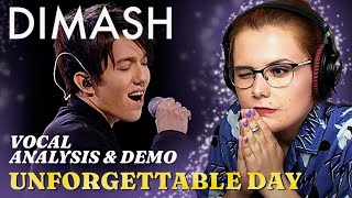 Vocal Coach Reacts to Dimash - Unforgettable Day @ Gakku | (Technique Analysis, Explanation & Demo)