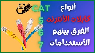 شرح أنواع كابلات الأنترنت والفرق بينهم وفي ماذا تستخدم وأفضل