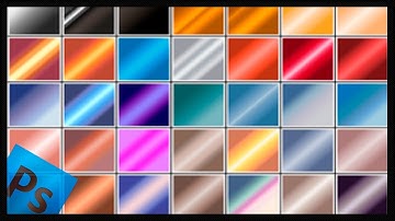 How To Install Gradients Photoshop CC 2017