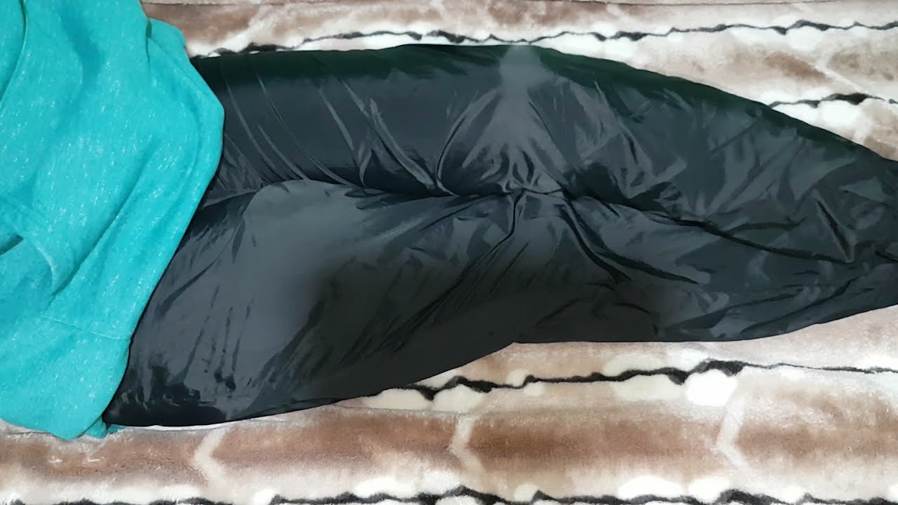 Rubbing legs with black Nylon pants 🖤 — ASMR Pants