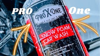 New Snow Foam Car Wash #ProXOne