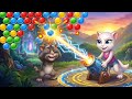 Talking Tom Bubble Shooter Gameplay Android ios