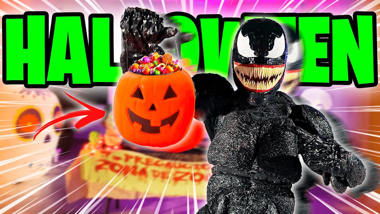 ¡PIDIENDO HALLOWEEN CON EL TRAJE DE VENOM! - IVANSPIDEY