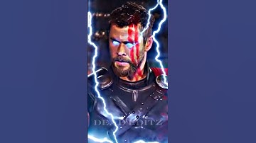 THOR (MARVEL) VS THOR (G.O.W) || #shorts #thor #marvel #godofwar #godofthunder #capcut