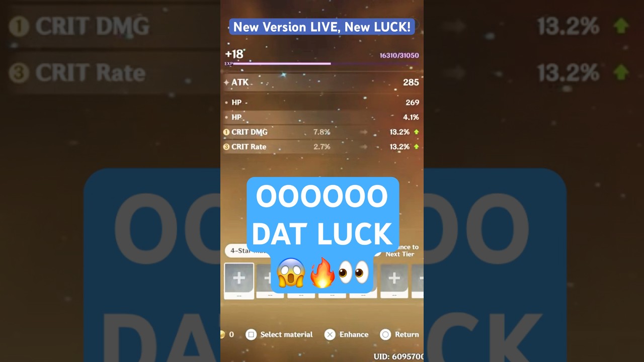 When your Artifact Luck IS ON POINT!🔥😎