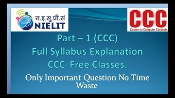 CCC  Syllabus/ Ccc Syllabus pdf /CCC Computer Classes