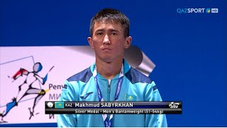 Бокс. ЧМ-2021. 54 кг. Награждение серебряного призёра - Махмуда Сабырхана