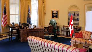 Oval Office With Ewart The Alien
