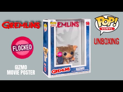 Gizmo Flocked Funko Pop! Vinyl Gremlins Movie Cover Vinyl Special