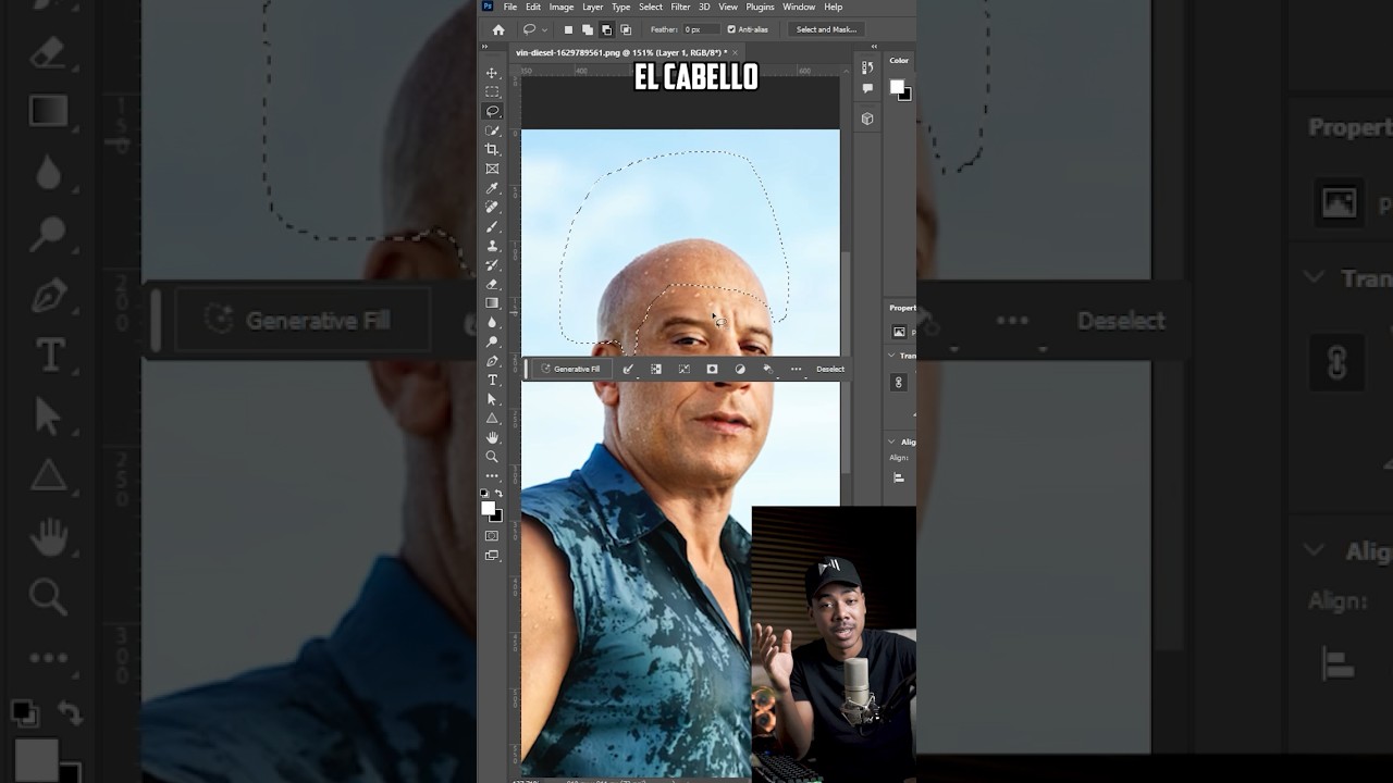 Ai Le Pone Cabello a Vin Diesel | Photoshop Ai