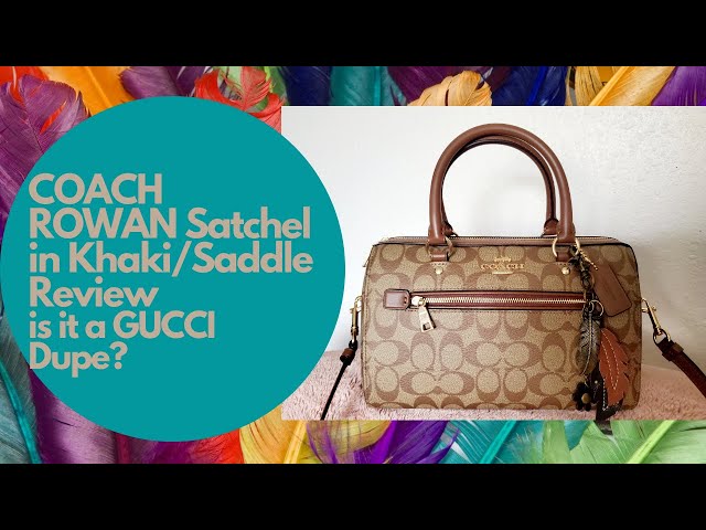 Coach Rowan Satchel in Signature Canvas Live From Haute24 Authentic Luxury  In India 