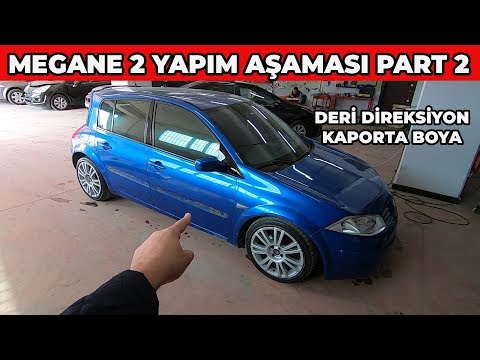 MEGANE 2 YAPIM AŞAMASI PART 2 | JANT BOYAMA DİREKSİYON KAPLAMA