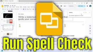 How To Run Spell Check on Google Slide Presentation [Guide]