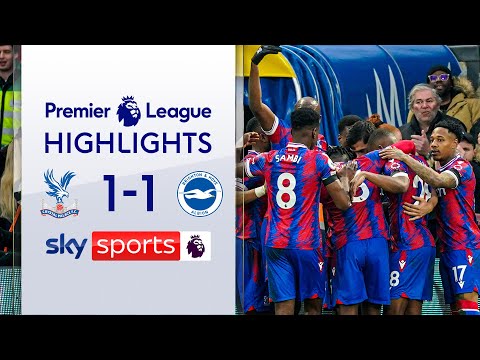 Sanchez HOWLER gifts Eagles a point! 🤯 | Crystal Palace 1-1 Brighton | EPL Highlights