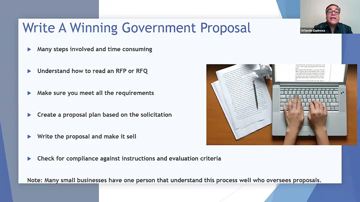 Write a Winning Government Proposal (Webinar)