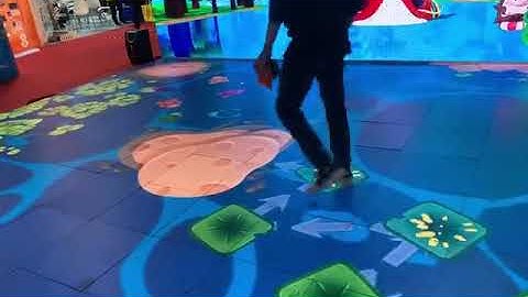 wall interactive games system for kids playground on led screen use laser touch module 60fps