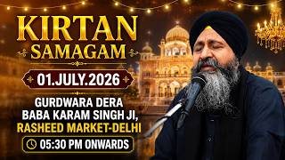 LIVE Bhai Jaspreet Singh Ji Sonu Veerji | Jamnapar-Delhi | 01.July.2026