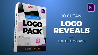 Clean Corporate Logo Reveal Pack for Premiere Pro @EnchantedStudiosUK
