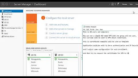 Configure VPN IKEV2 RRAS with NPS on Windows Server