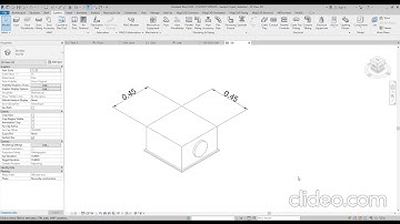 How to create a Revit diffuser family that changes dimensions according to the air flow rate