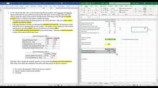 Q2.  Dale Tech - Using Linear Programming to Solve an Allocation Problem