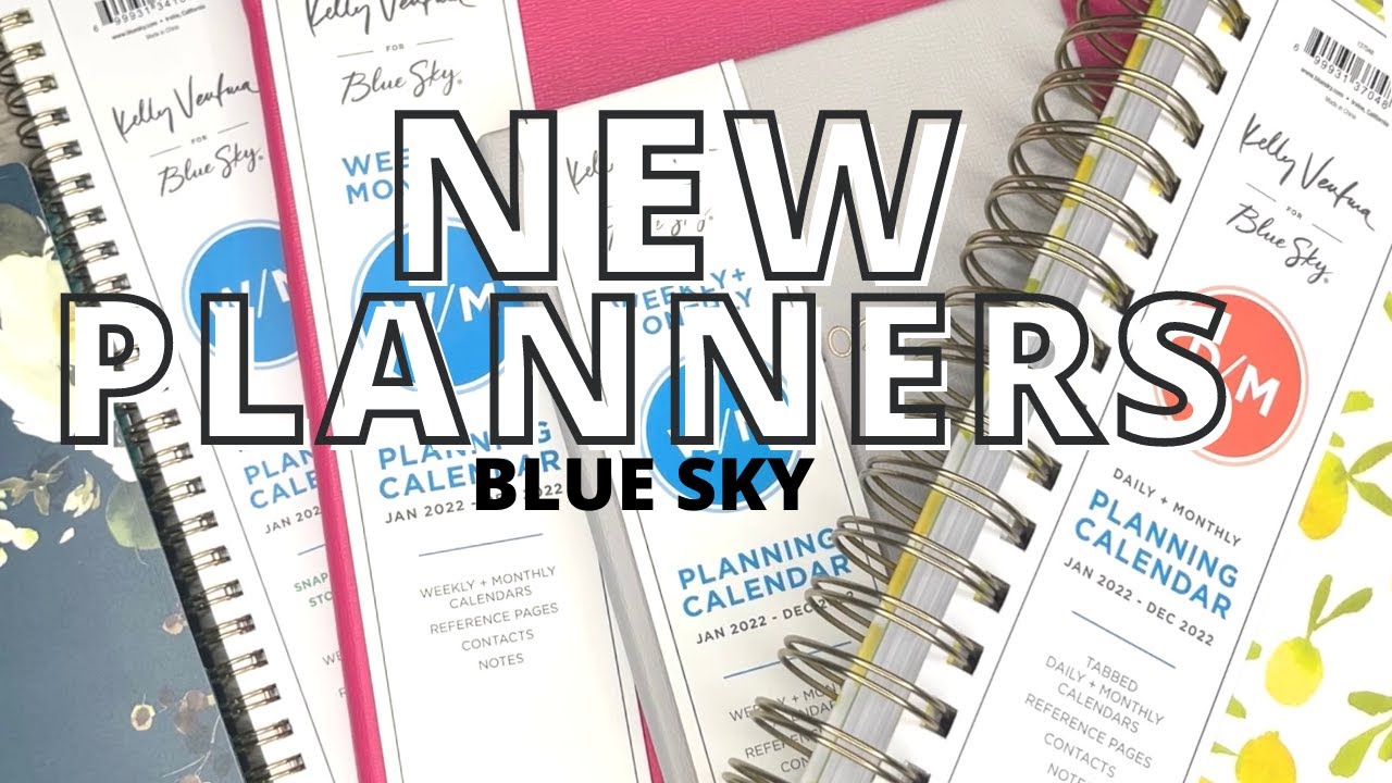 NEW PLANNERS BLUE SKY FLIP THROUGH YouTube
