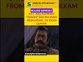 RO ARO ASPIRANT TONIGHT 300 KM AWAY FROM HOME , AT EXAM CENTER #shorts #memes