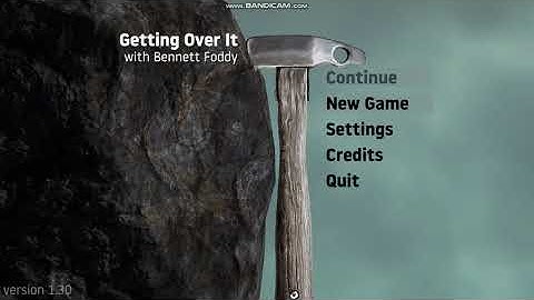 i play getting over it until i rage quit