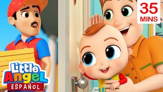 ¡Bebé Juan, Un extraño llama a la Puerta!🚪 | Canciones Infantiles | Little Angel Español