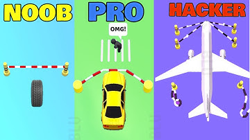 NOOB vs PRO vs HACKER in Rope Savior 3D