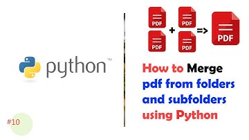 Python : How can merge all the pdfs in a folder and subfolders to a single pdf.