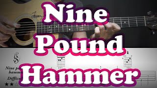 Nine pound hammer - Acoustic Guitar Tutorial