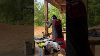 First time shooting a shot gun #airsoft #practice #pewpew