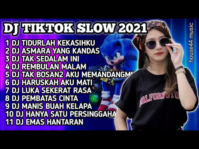 DJ TIKTOK SLOW 2021 • DJ TIDURLAH KEKASIHKU YOLLANDA FEAT ARIEF • DJ ASMARA YANG KANDAS class=