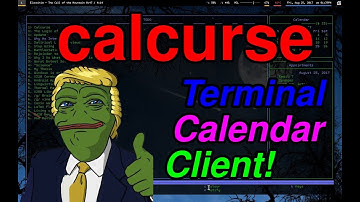 Calcurse - Your Calendar and To-Do List on Your Terminal