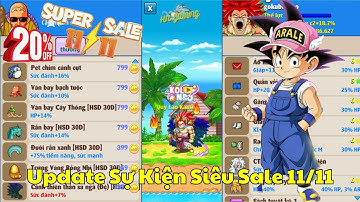 Ngọc Rồng Online - Update sự kiện siêu sale 11/11 !