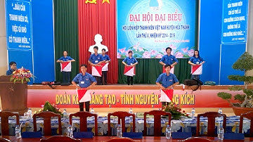 [Tổng duyệt] Đồng diễn Semaphore chào mừng Đại hội Đại biểu Hội LHTN Việt Nam lần thứ V.