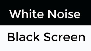 Relaxing White Noise on Black Screen | White Noise For Superb Slumber, Studying & Relaxation