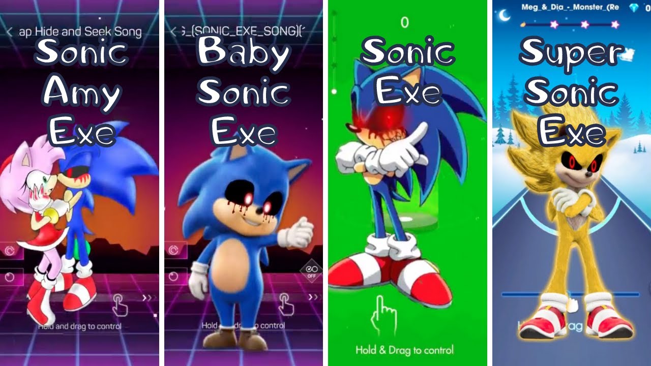 Sonic Amy Exe - Baby Sonic Exe - Sonic Exe - Super Sonic Exe - Beat ...