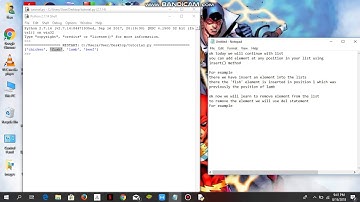 Python tutorial 8 Continue list