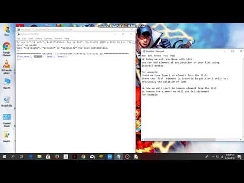 Python tutorial 8 Continue list