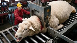 Incredible Factory Process Turning Raw Sheep Wool Into Premium Coats