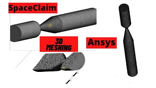Ansys Meshing | Creating 3D Mesh for CFD in Ansys | Create 3D Geometry in SpaceClaim