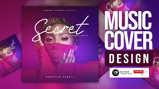 How to design a music cover art tutorial | Photoshop