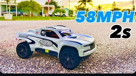 ARRMA Mojave Grom V1 first test run after rebuilt 58MPH on 2s🔥