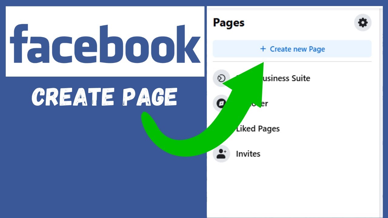 How To Create A Facebook Page on | Laptop | Desktop | PC - YouTube